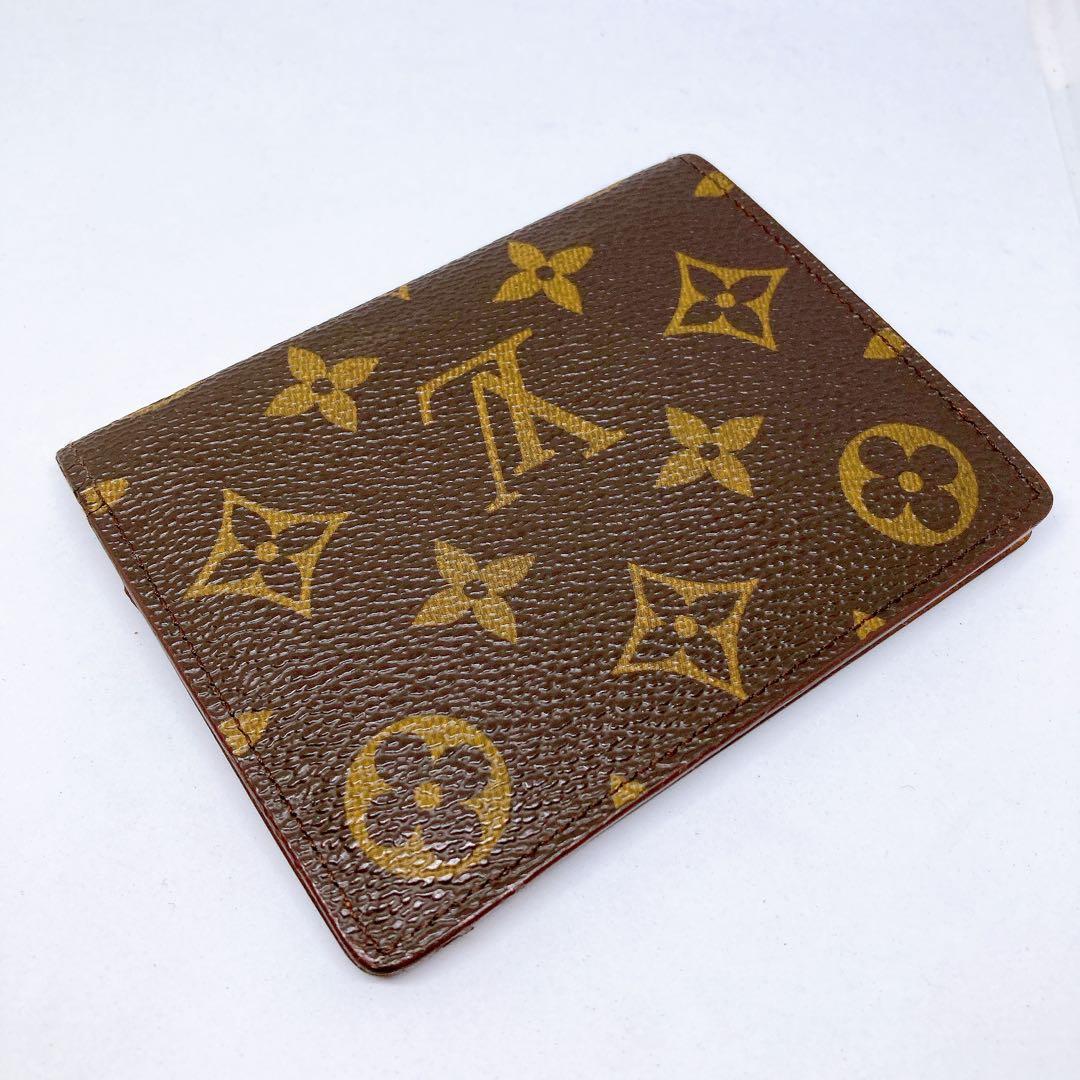 644 ルイヴィトン モノグラム　カードケース 定期入れ　名刺入れ　折り財布