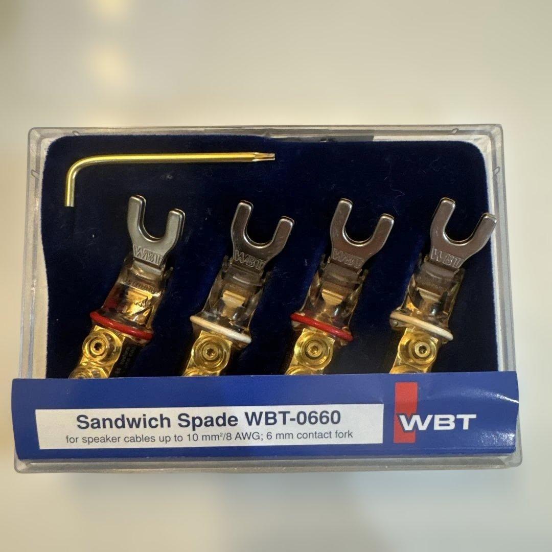 スピーカーケーブル Yラグ端子 「WBT-0660」(B)