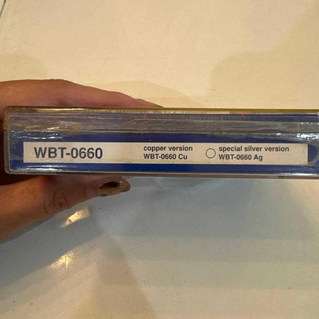 スピーカーケーブル Yラグ端子 「WBT-0660」(B)