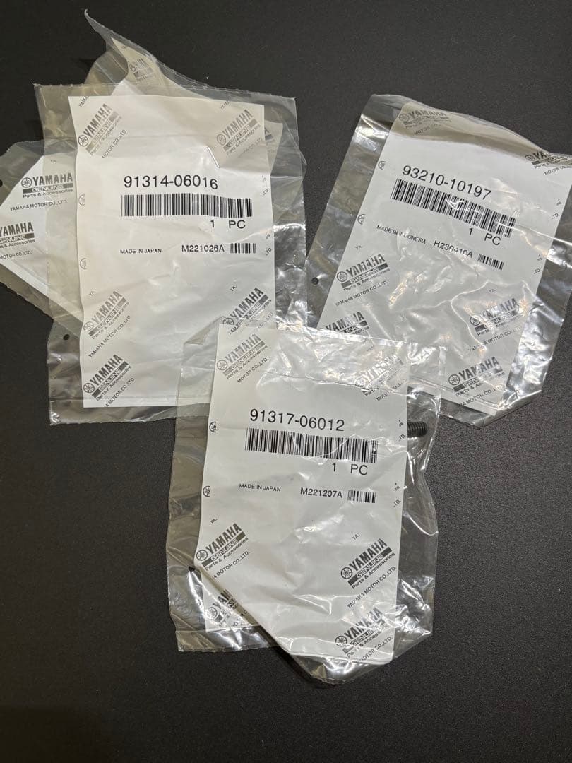 Tao　【新品未使用】ヤマハSR400オイルホース　他関連パーツセット