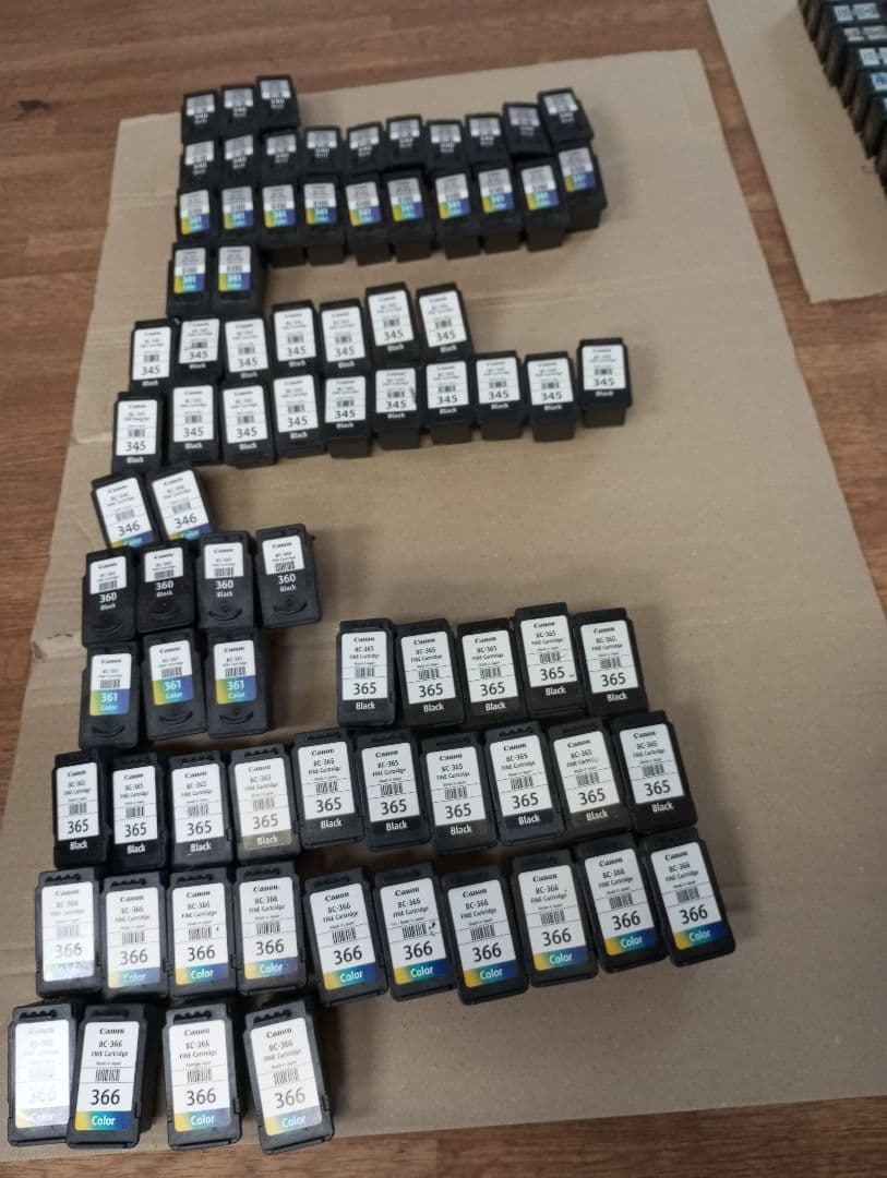 キャノンCanon純正使用済みインクカートリッジ使用済526個