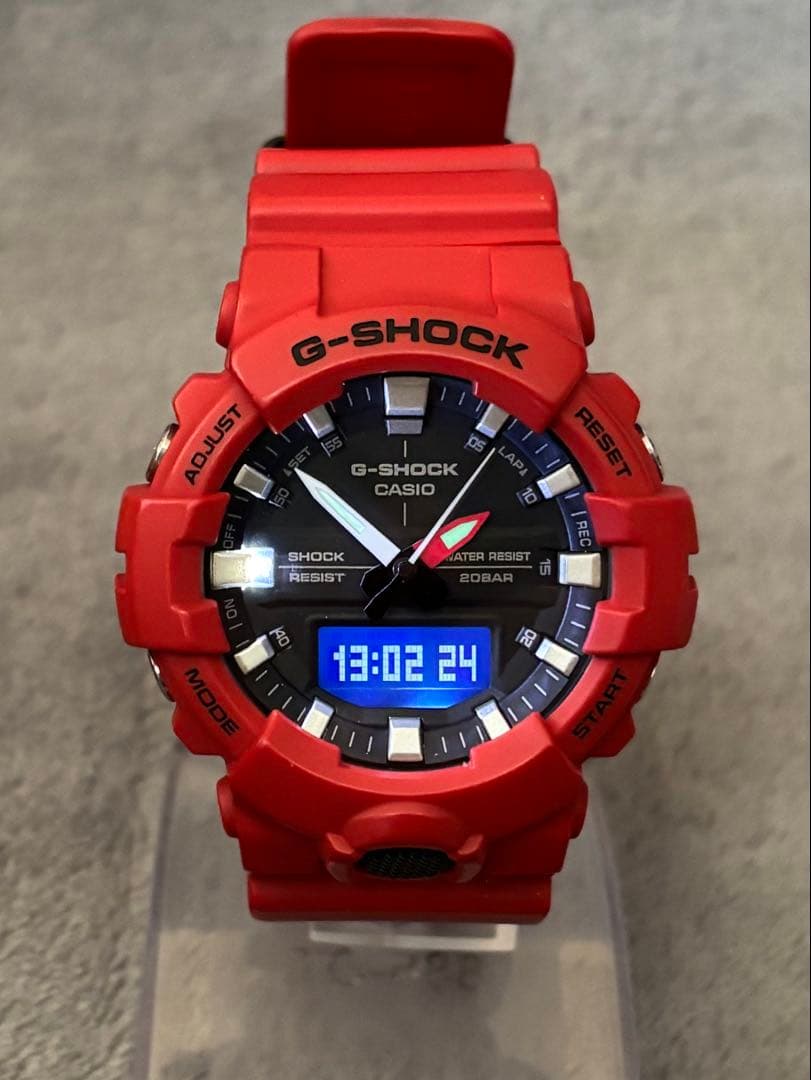 CASIO G-SHOCK GA-800-4AJF 電池新品交換済み