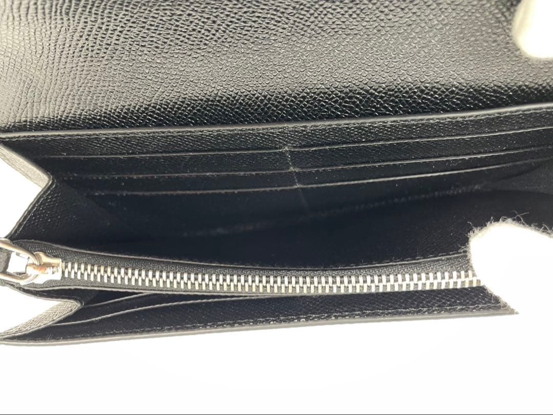 未使用に近い BVLGARI ブルガリ 長財布 ラージウォレット フラップ