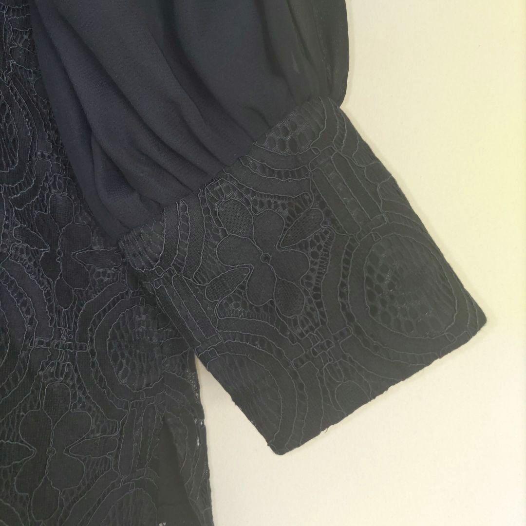 【kana】 2点セット 幾何学柄レース パンツドレス 結婚式 niana M