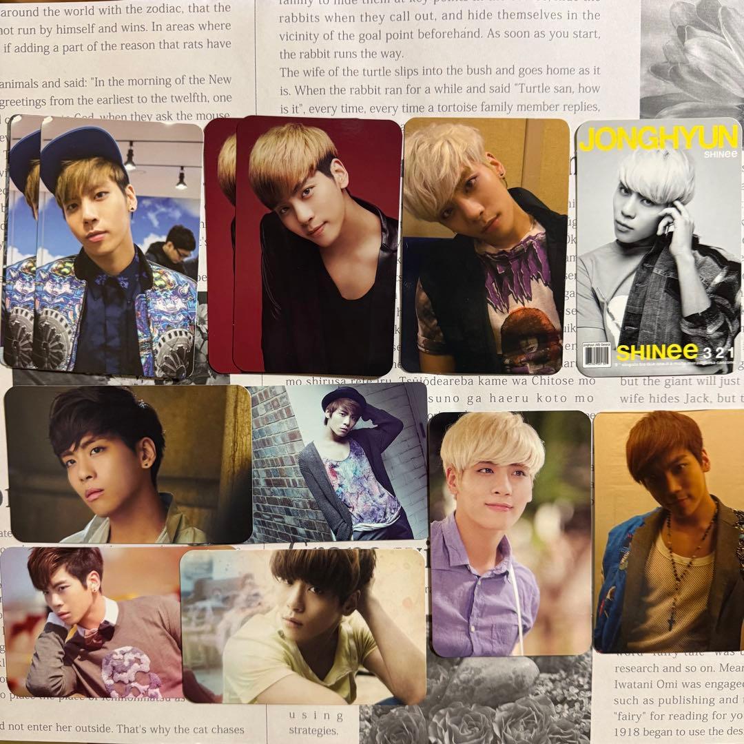 SHINee Jonghyun ジョンヒョン トレカ など まとめ セット