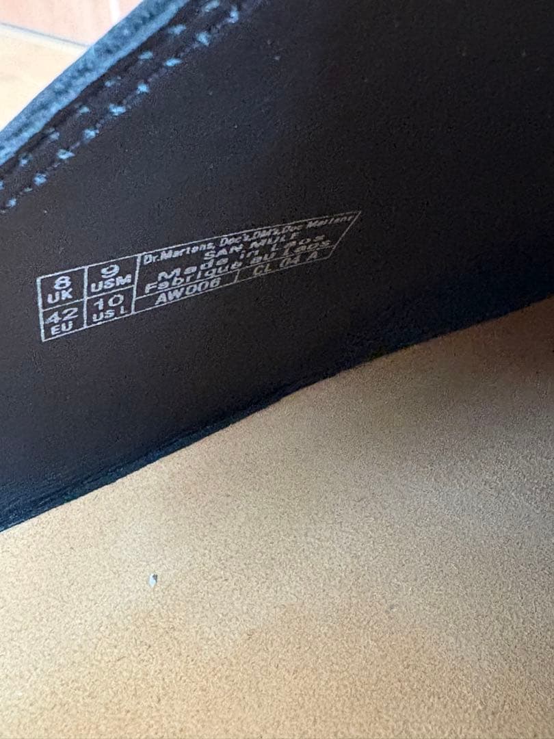 山*猿様 ドクターマーチン レザーサンダル