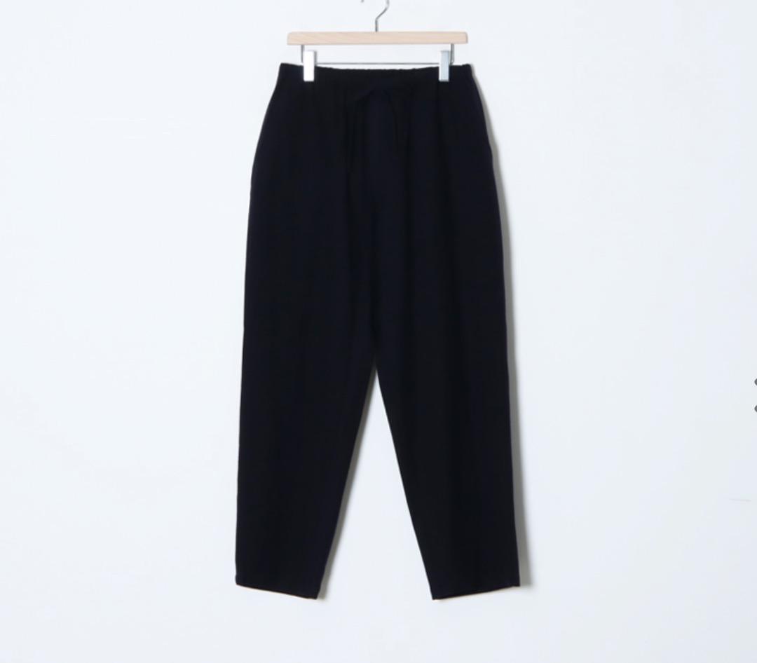 COMOLI コモリ 22AW リファインウール ドローストリングイージーパンツ