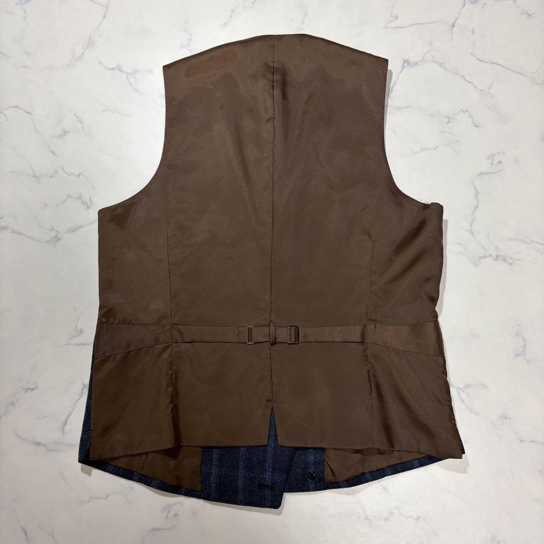 美品✨スーツセレクト スーツ スリーピース マルゾット ウール ネイビー