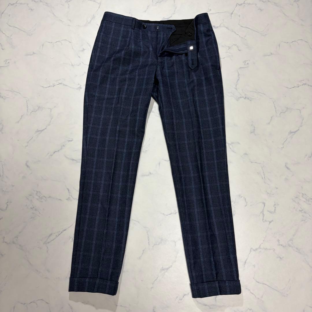 美品✨スーツセレクト スーツ スリーピース マルゾット ウール ネイビー