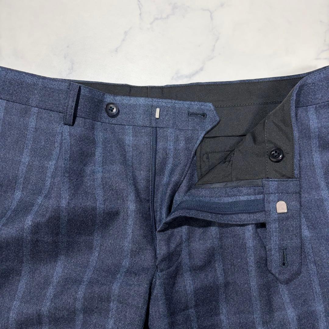 美品✨スーツセレクト スーツ スリーピース マルゾット ウール ネイビー