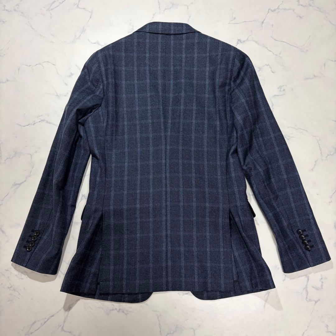 美品✨スーツセレクト スーツ スリーピース マルゾット ウール ネイビー