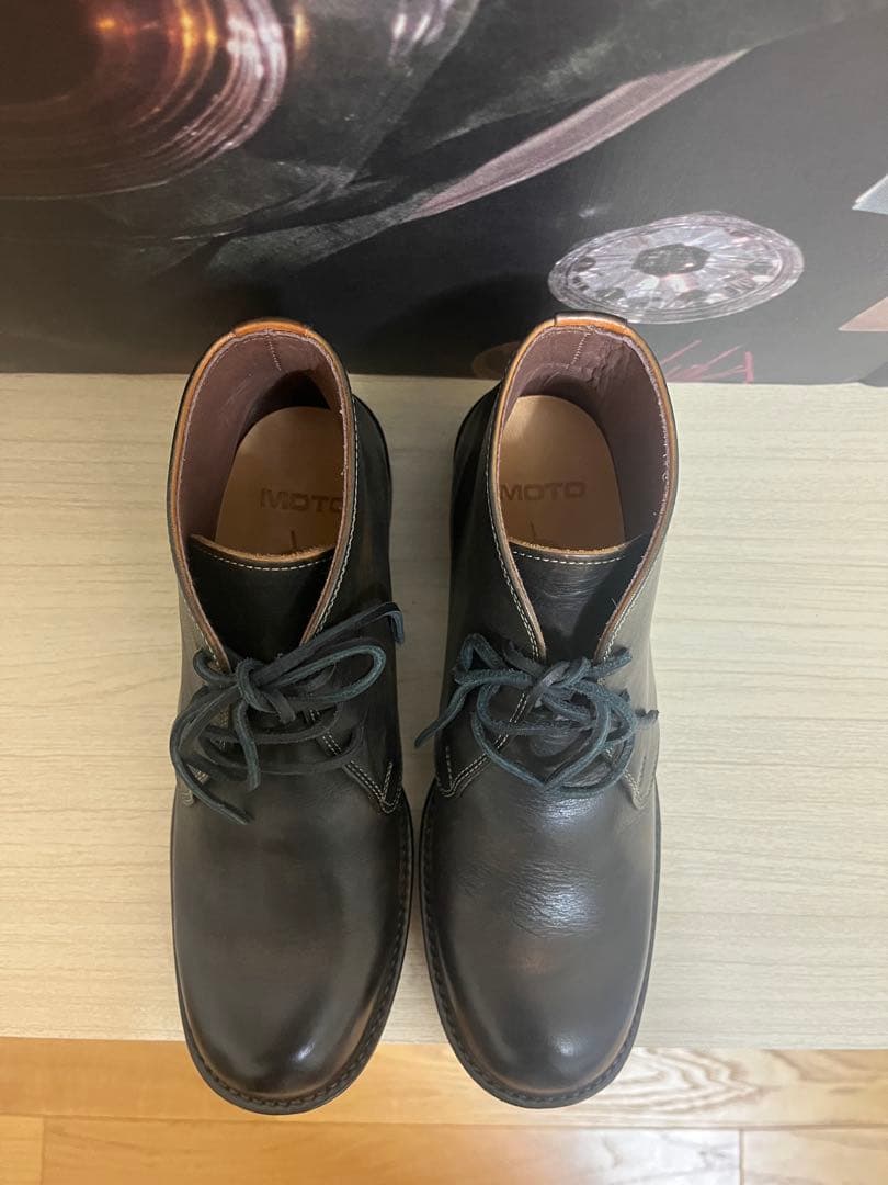 未使用　ベイクルーズ　MOTO 革靴　日本製　チャッカブーツ　サイズ1