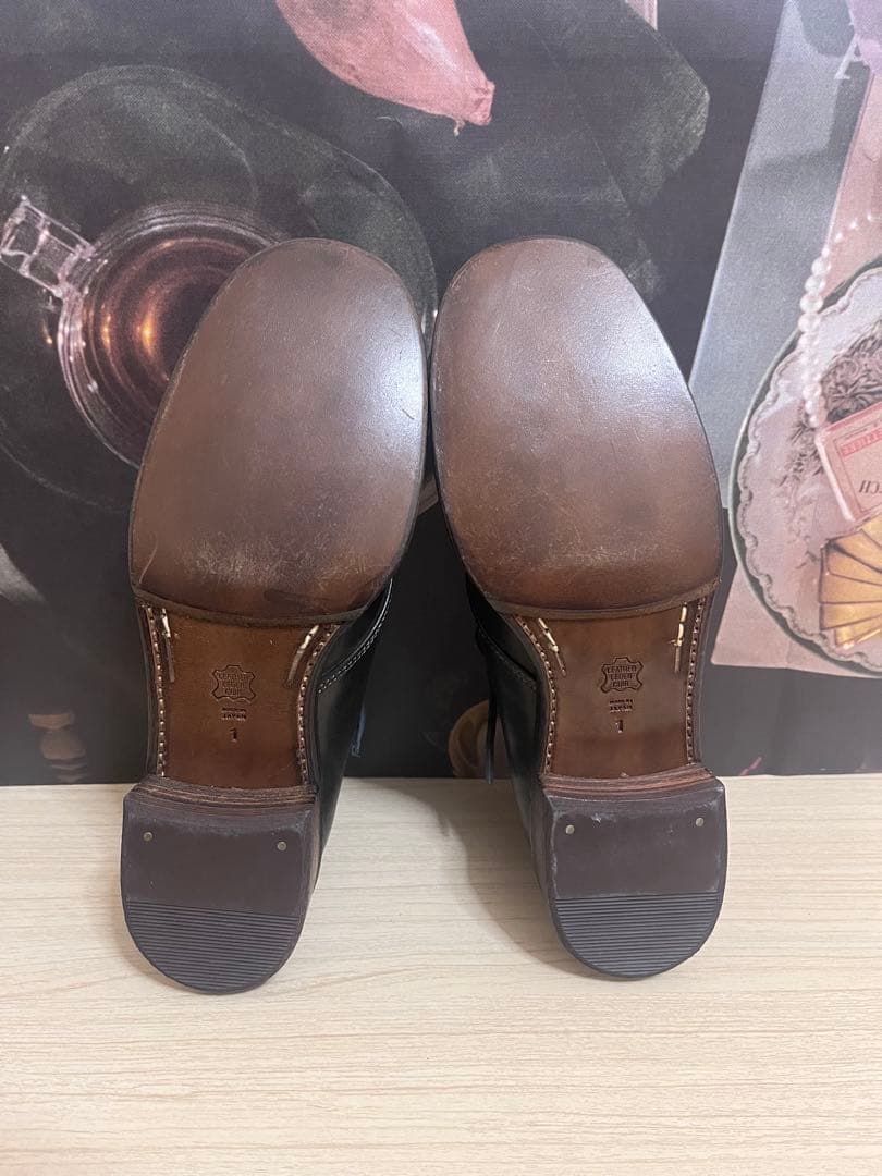 未使用　ベイクルーズ　MOTO 革靴　日本製　チャッカブーツ　サイズ1