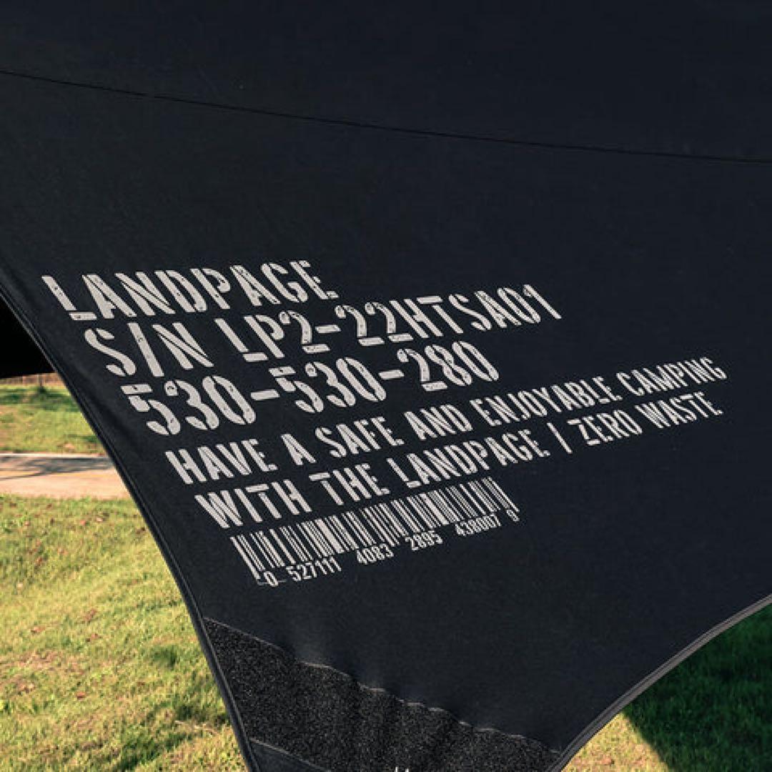 LAND PAGE（ランドページ）HEXA TARP ヘキサタープ ブラック