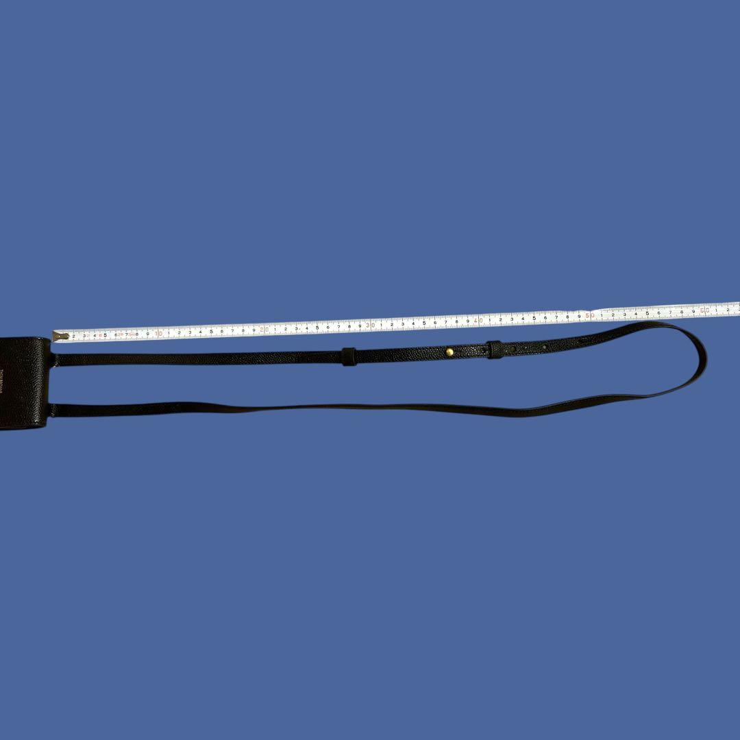 ★新品未使用★ THOM BROWNE トリコロール レザー ショルダーポーチ