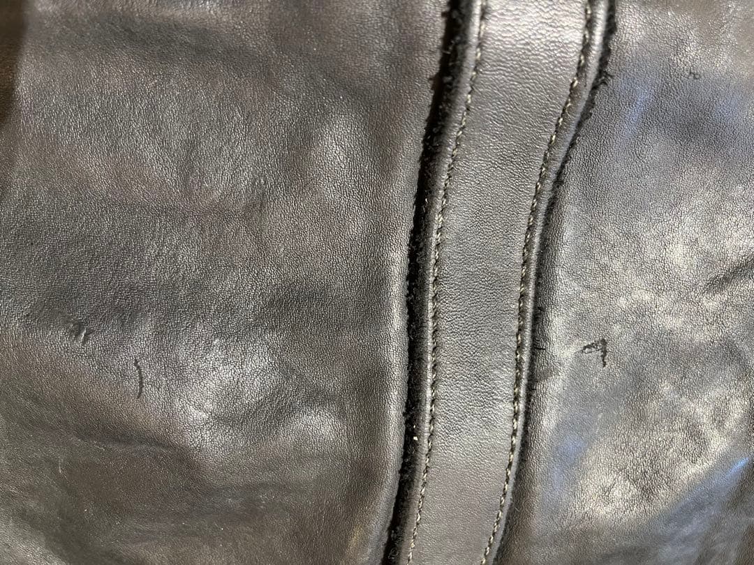 GUIDI 黒レザートートバッグ 大きめ