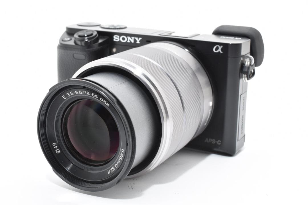 ■美品■SONY ソニー α6000 ブラック E18-55mm