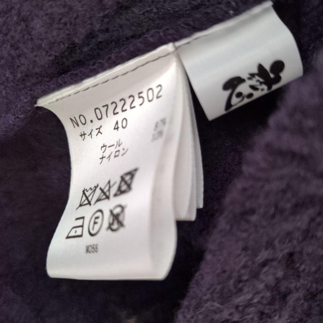 【美品】センソユニコ・慈雨/パープル ノースリーブ チュニック.ベスト