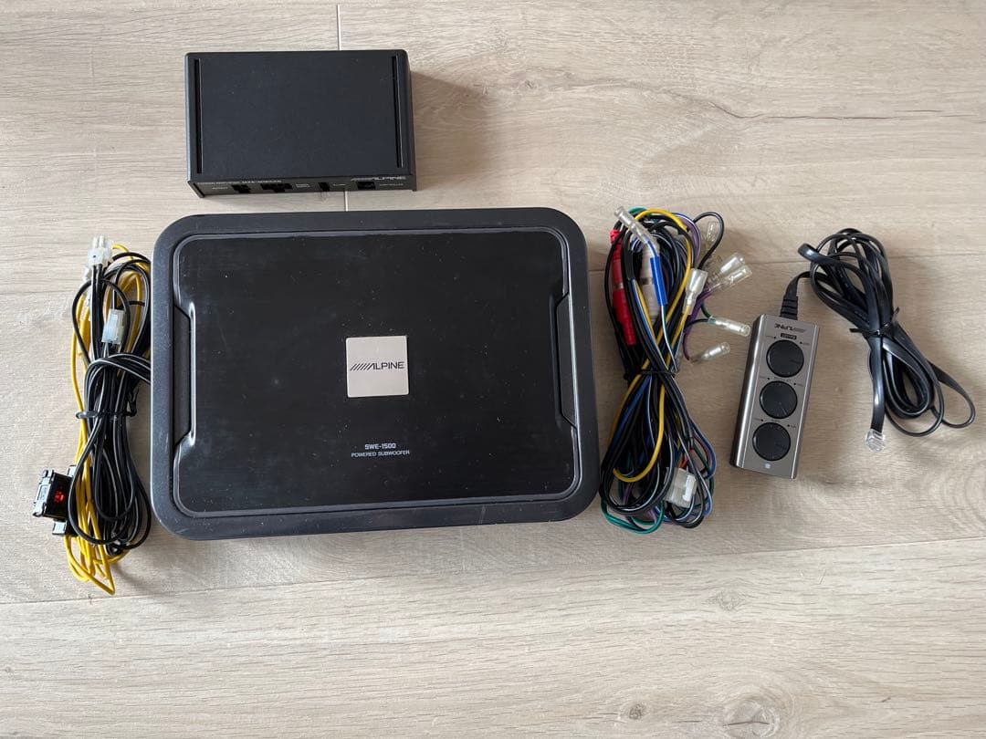 アルパイン サブウーファー swe-1500 中古