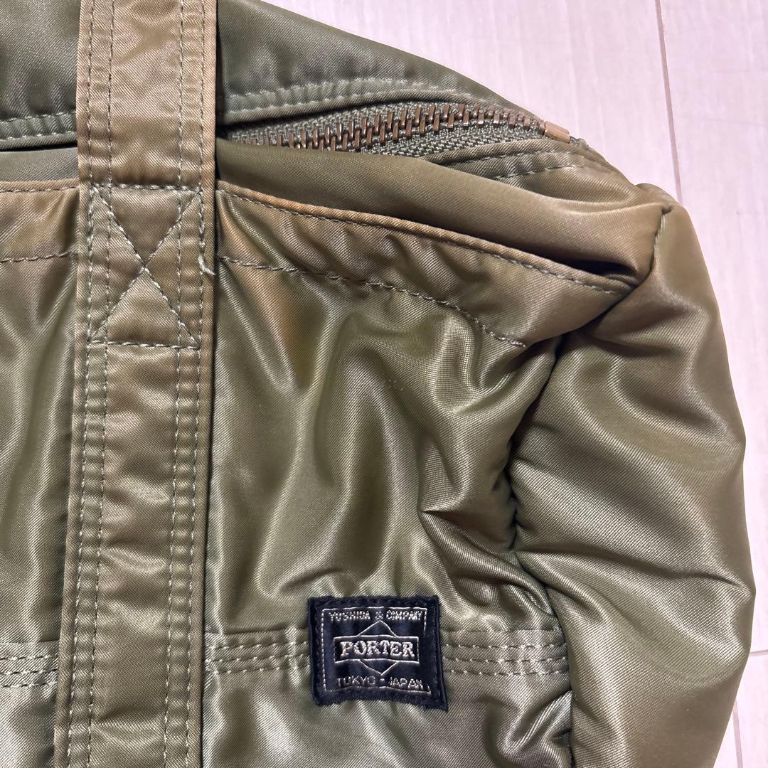 PORTER タンカー セージグリーン ミニボストン L