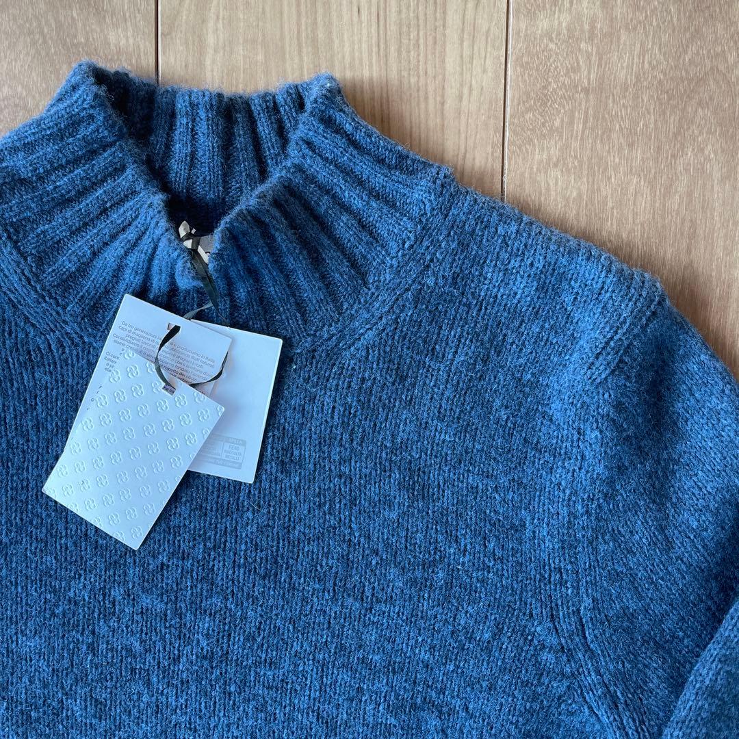 【新品未使用】GRANSASSO グランサッソ ニット セーター モックネック