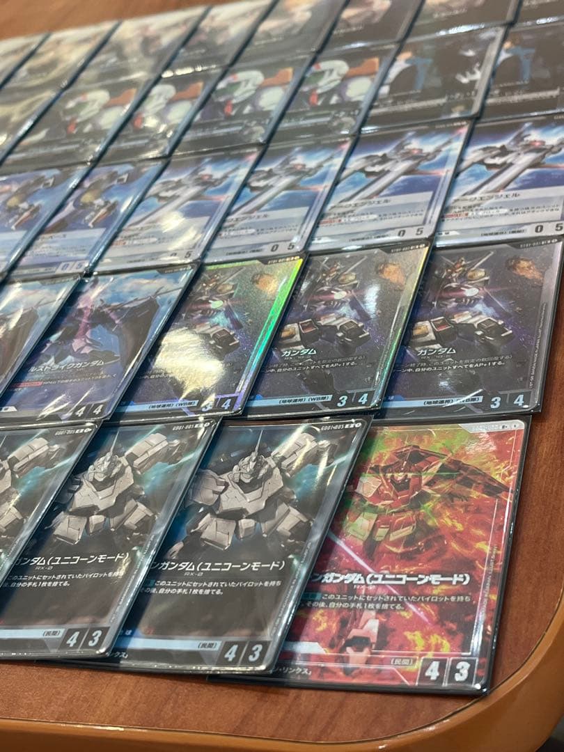 ガンダムカードゲーム　青白ユニコーンデッキ 50枚　まとめ売り