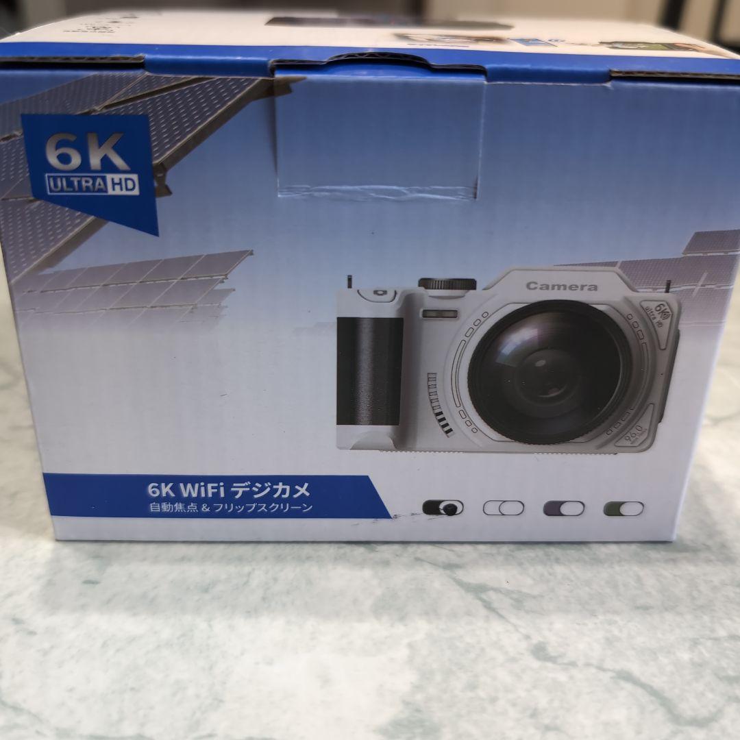 6K WiFi デジカメ コンパクトカメラ