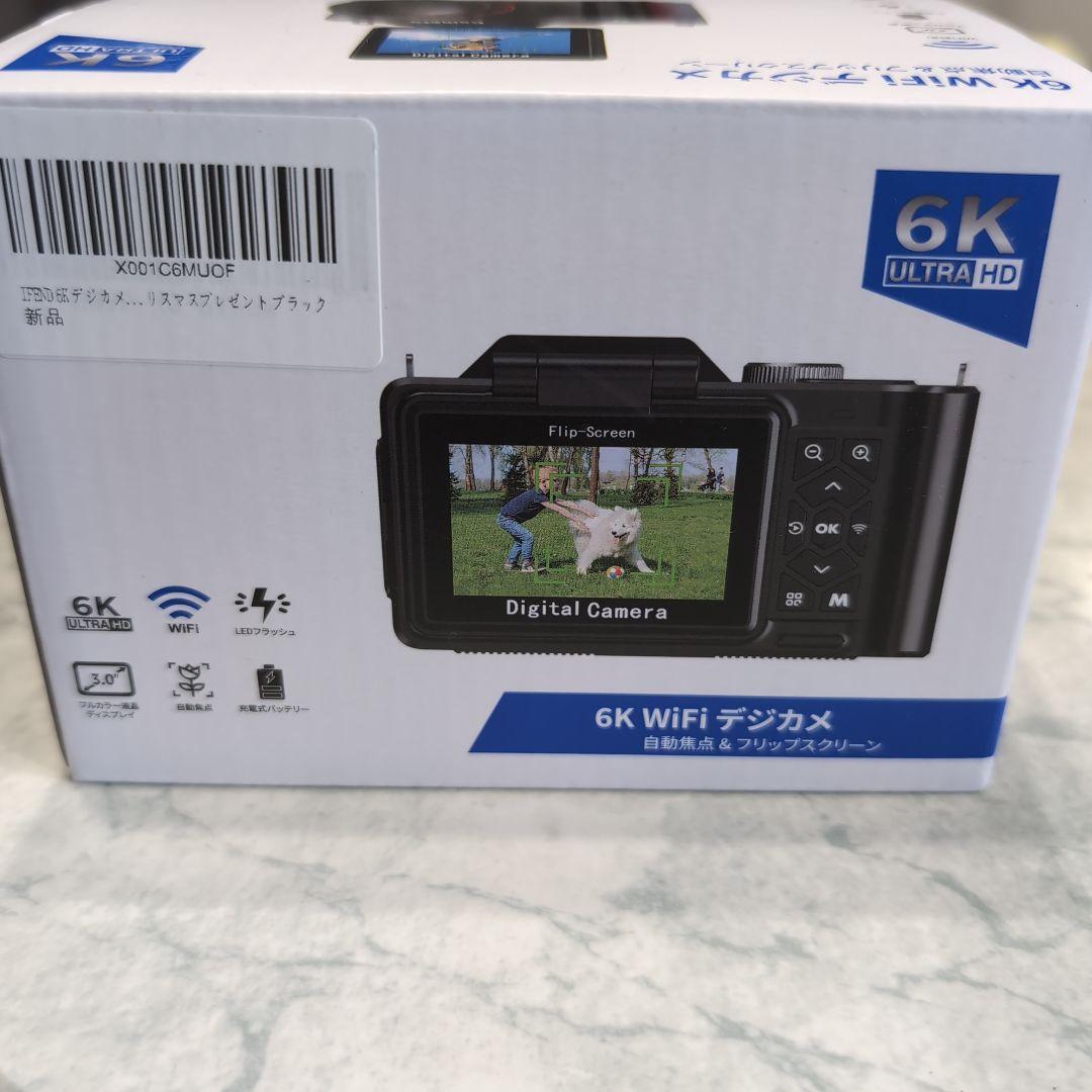 6K WiFi デジカメ コンパクトカメラ