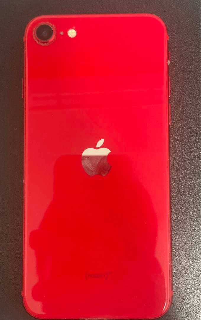 Apple iPhone SE8 (レッド) 画面にヒビあり