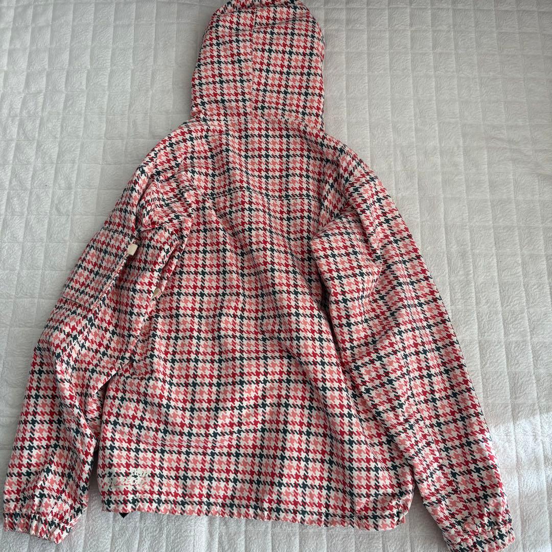 burton スノーウェエア レディース　上M　下S　白系チェックスノボースキー