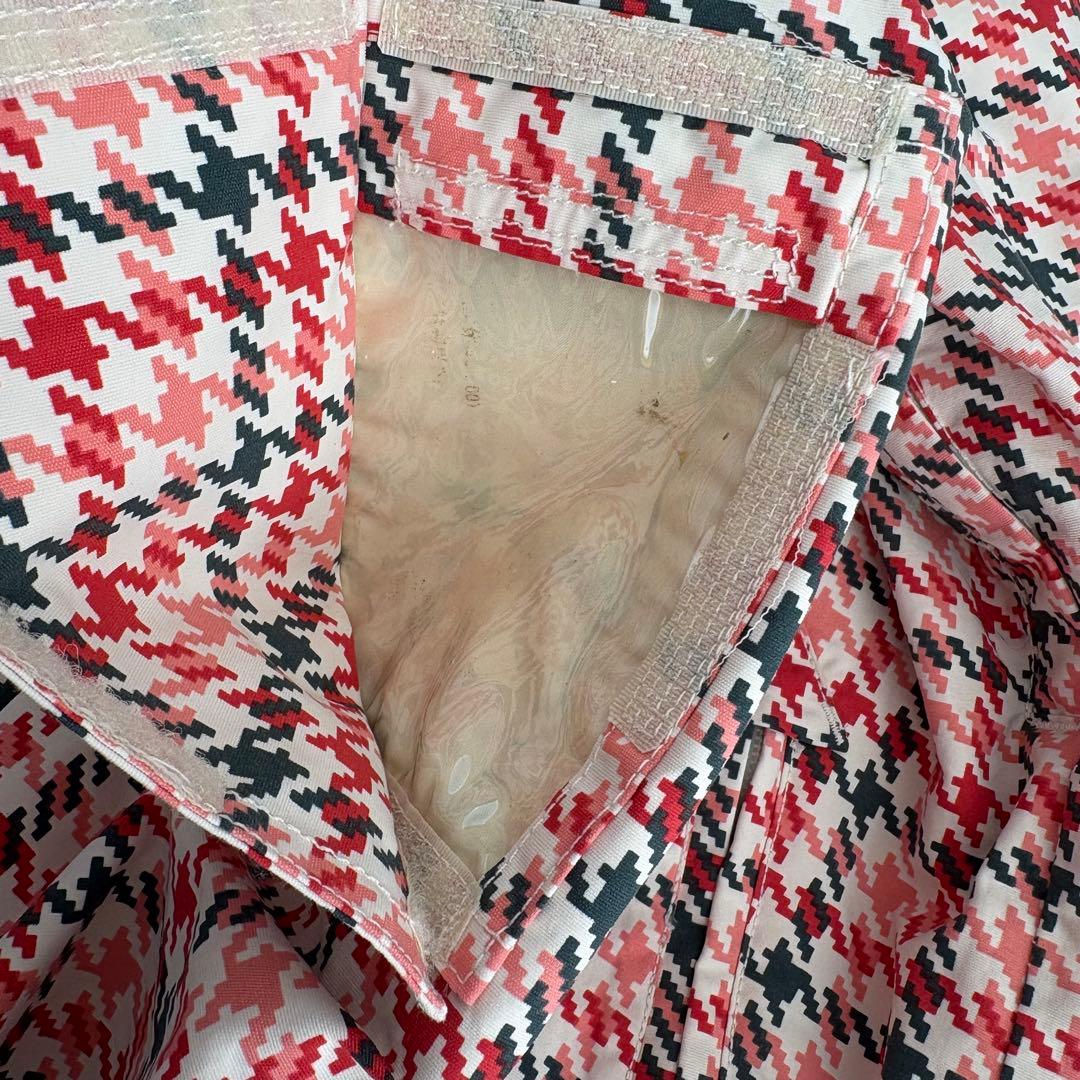 burton スノーウェエア レディース　上M　下S　白系チェックスノボースキー