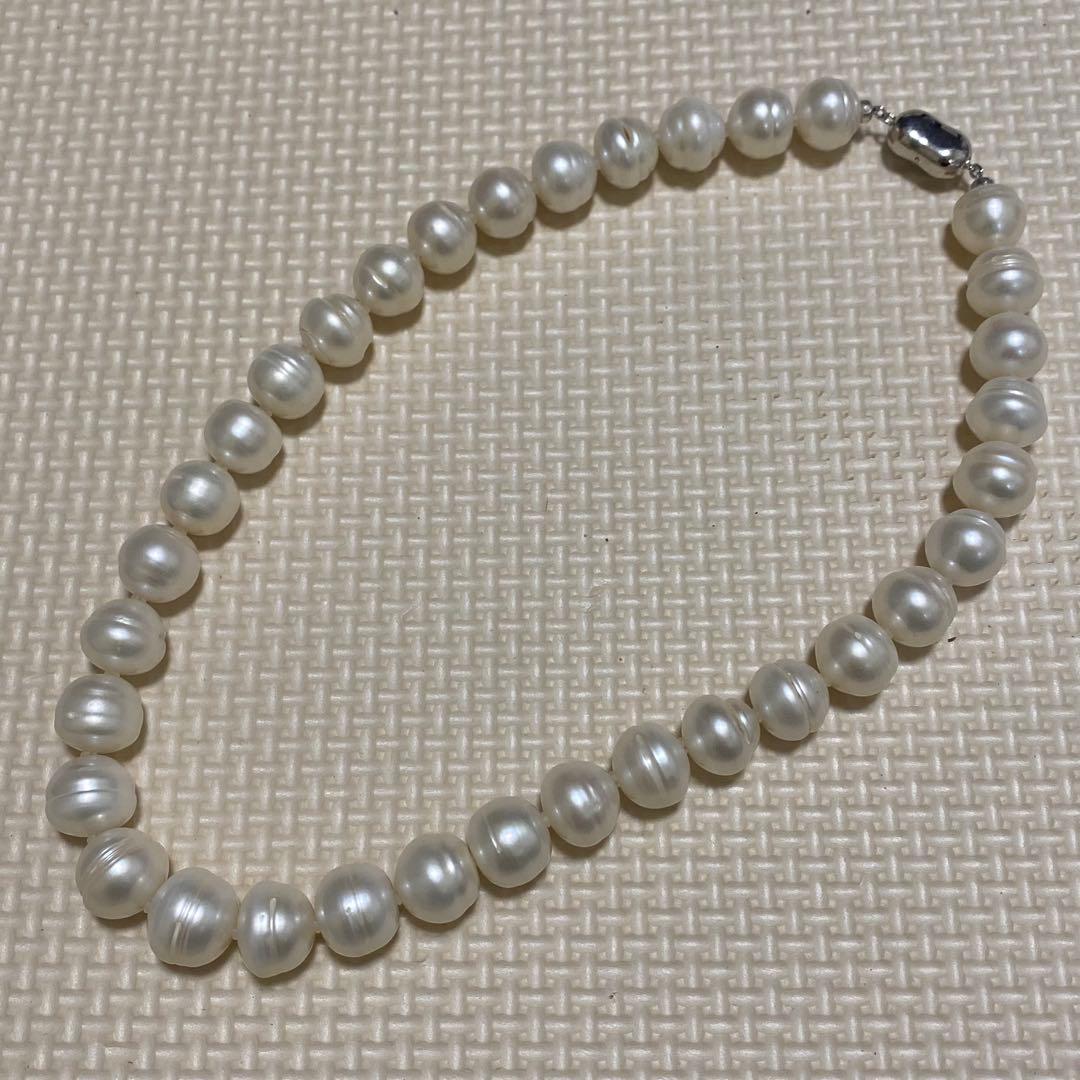 真珠ネックレス シルバー925