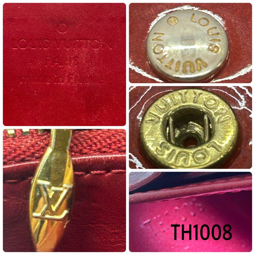 【極美品】ルイヴィトン ヴェルニ 長財布 ボルドー 艶感良好