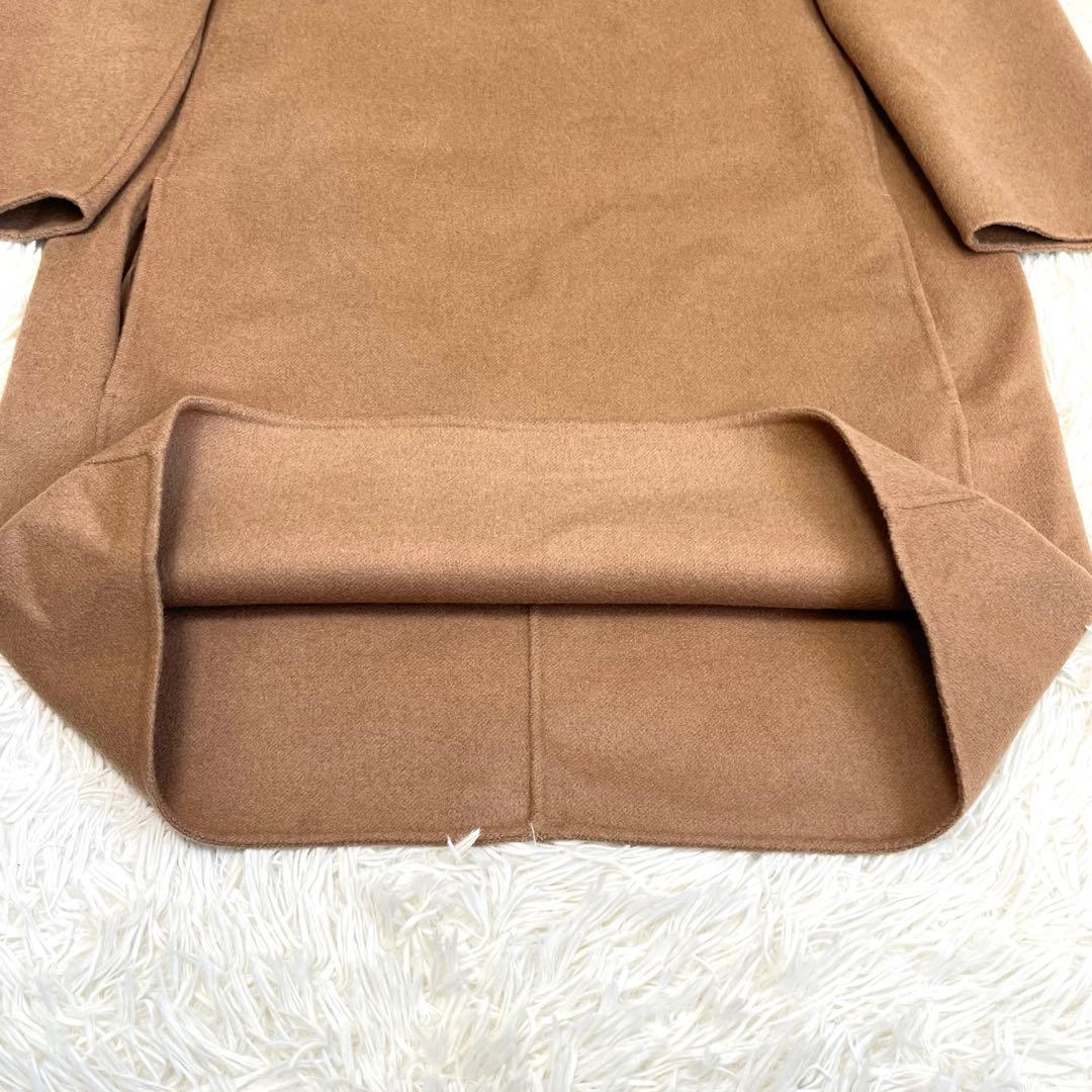 'S MaxMara クチートアマーノ アンゴラ混 ワンピース 42 キャメル