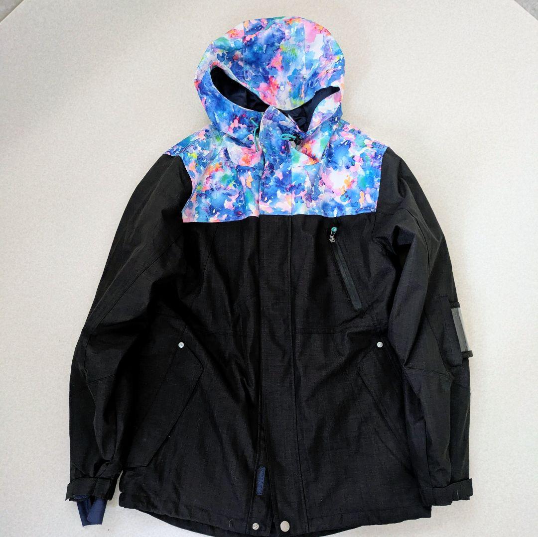 【新品級】スワロフスキー付水彩画 ICEPARDAL スノーボードウェアセット