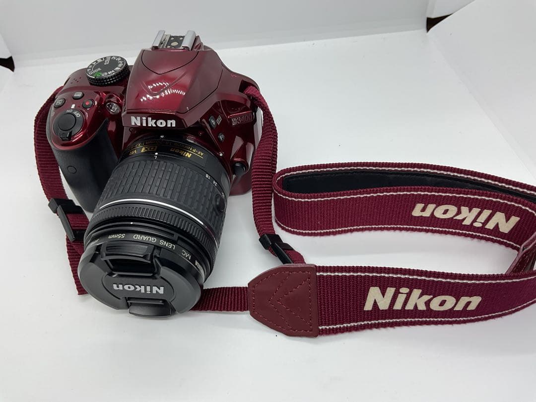 Nikon D3400 ダブルズームキット レッド　18-55mm VR