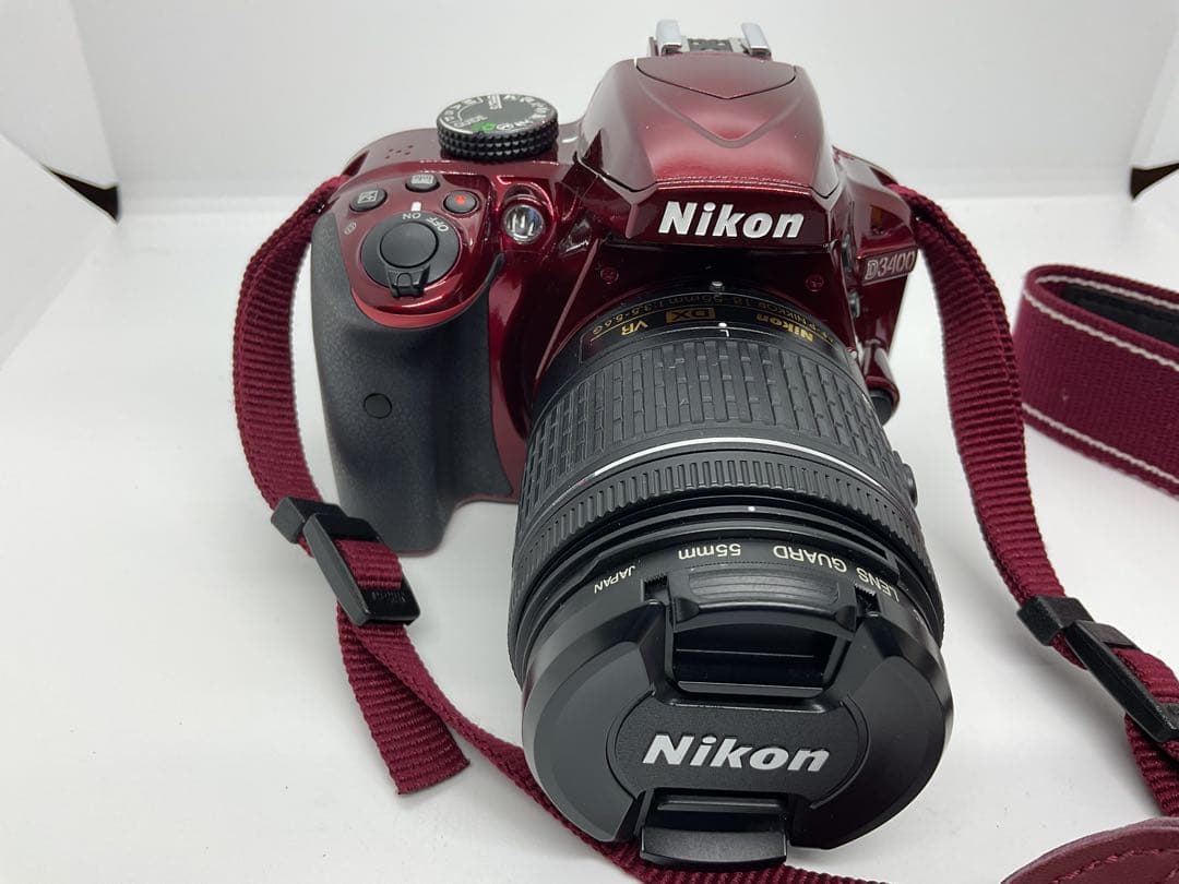 Nikon D3400 ダブルズームキット レッド　18-55mm VR