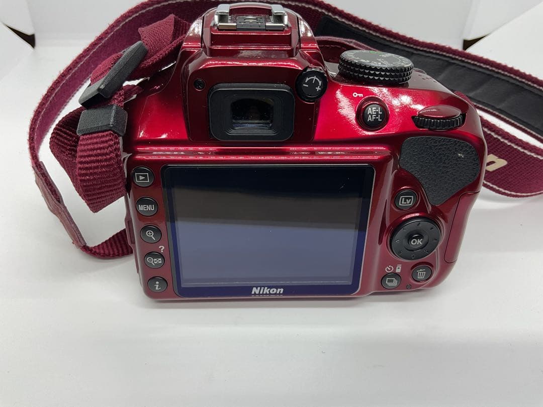 Nikon D3400 ダブルズームキット レッド　18-55mm VR