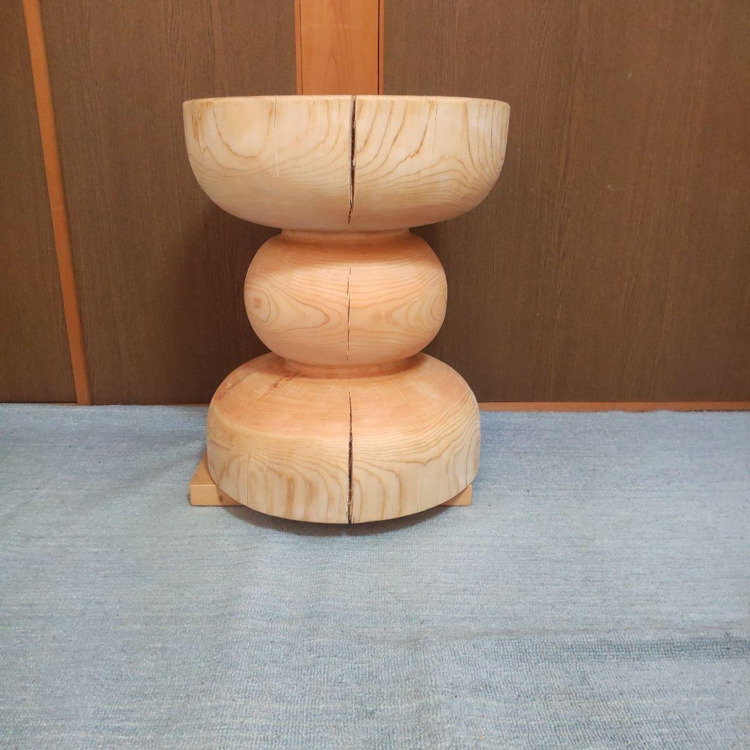 ぼちんきさん専用 檜丸太椅子 スツール