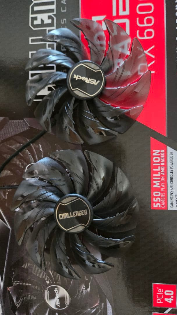 ASROCK RX6600 gpu ジャンク