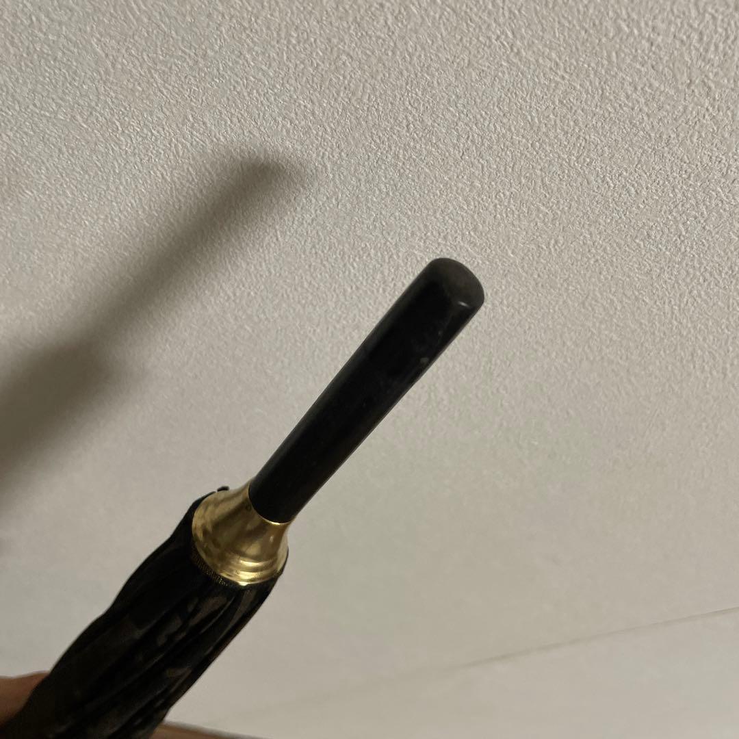 FENDI フェンディ 長傘 ズッカ柄 総柄 ユニセックス 美品 ゴールド