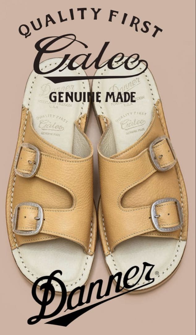 CALEE_[レザーサンダル] ×DANNER LEATHER SANDALS