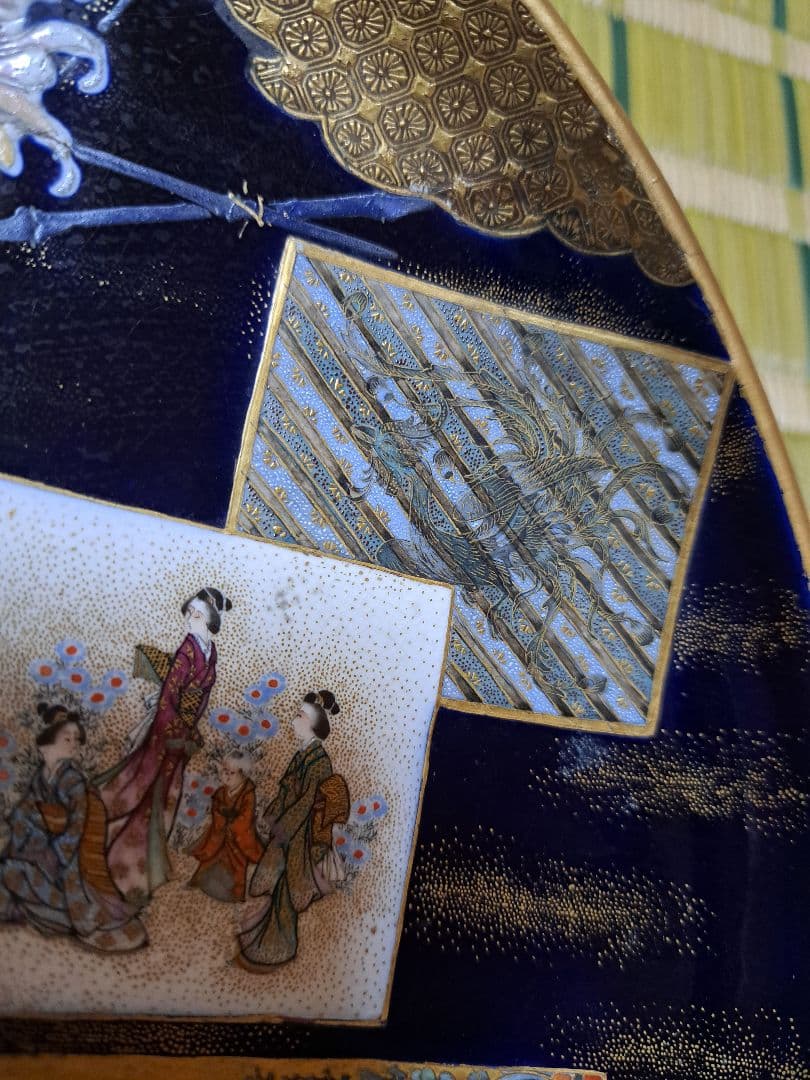 かなり古いもの　薩摩焼　皿