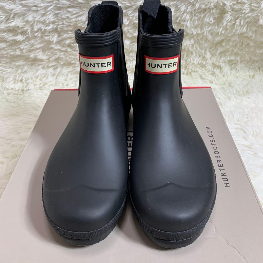 ☆未使用　ハンター　チェルシー　レイン　ショート　ブーツ　UK 7