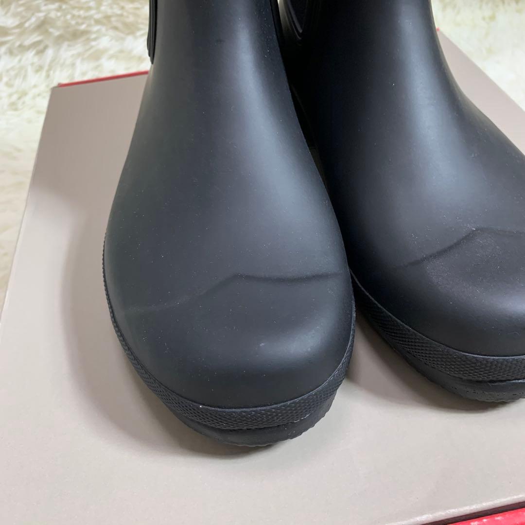 ☆未使用　ハンター　チェルシー　レイン　ショート　ブーツ　UK 7