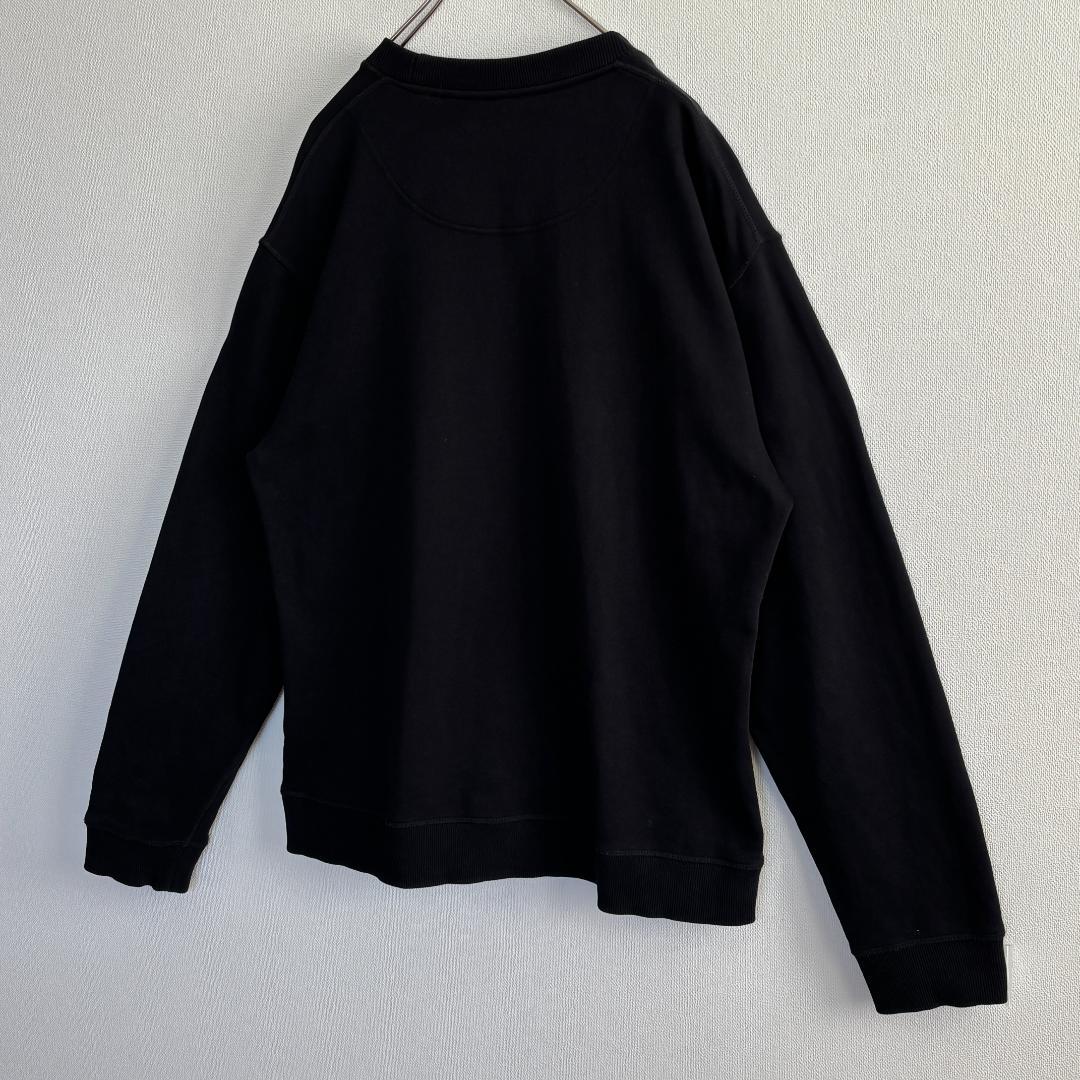 【名作・美品】KENZOケンゾー/スエット/刺繍ブルータイガー/ブラック/2XL