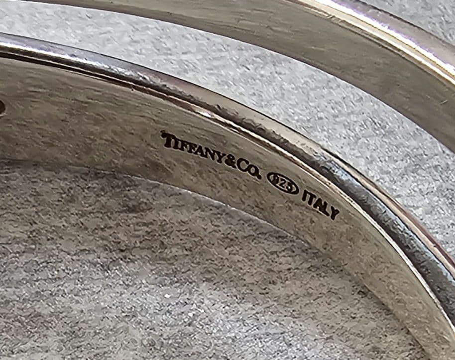 Tiffany&Co. ダイアゴナルバングル　廃盤品　オールドティファニー