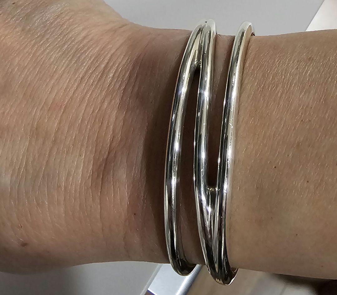 Tiffany&Co. ダイアゴナルバングル　廃盤品　オールドティファニー