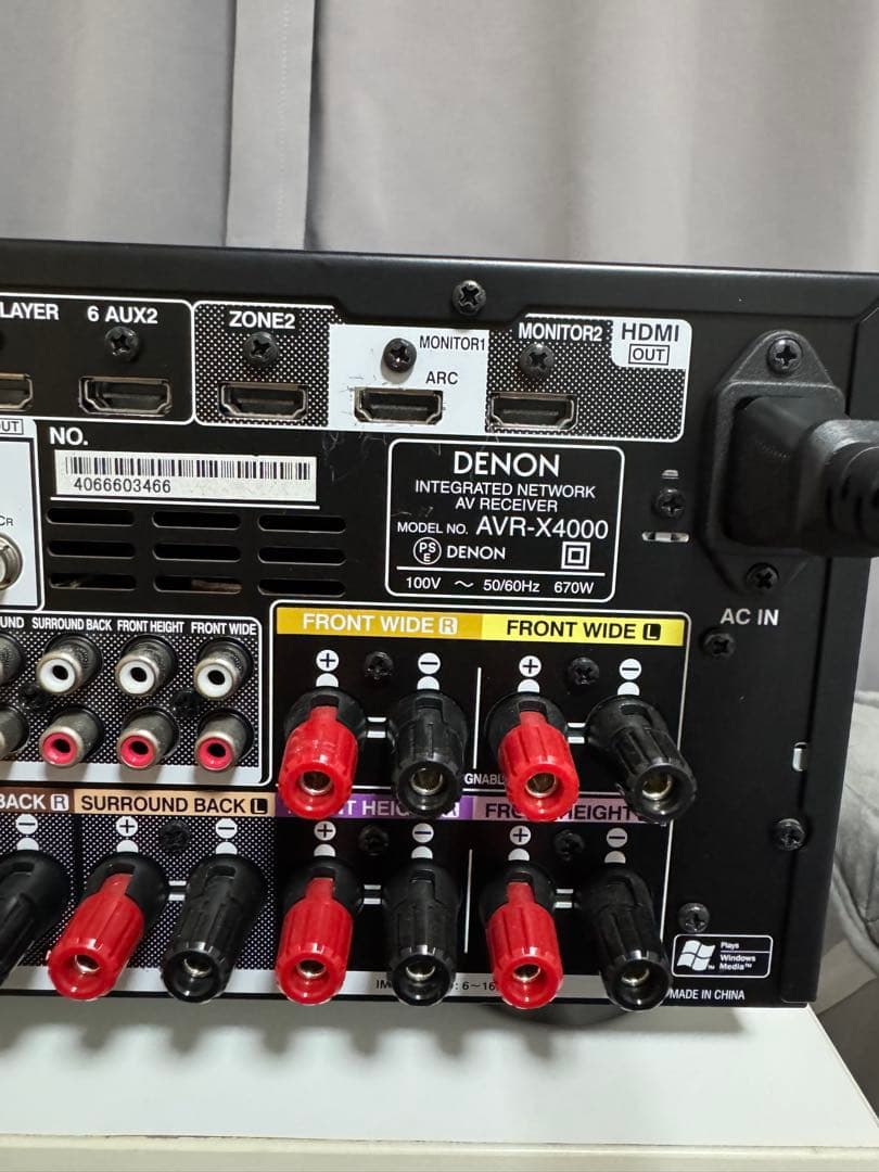 DENON AVR-X4000 AVアンプ
