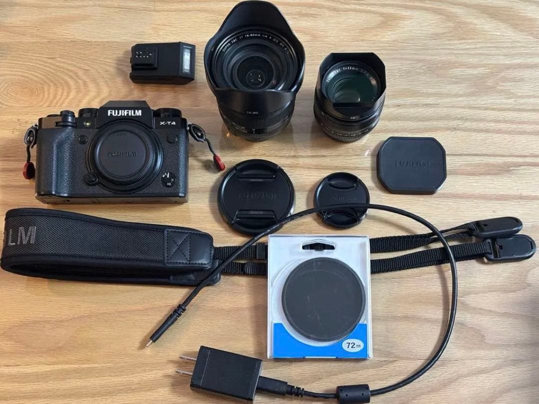 富士フイルムXT-4 XF16-80 f4 XF35 f1.4 セット